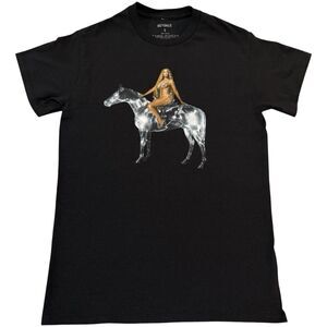 Beyonce Renaissance T-Shirt Horse Pose 3 Tour Concert Size Small Cowboy Carter